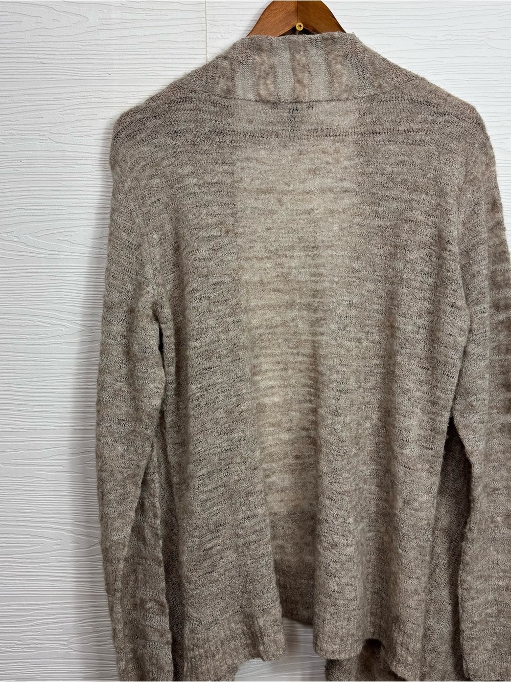 Eileen Fisher Light Knit Waterfall Cardigan Baby Alpaca/ Wool Luxury XL - Picture 9 of 9